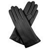 Damenhandschuhe, Wollfutter – schwarz