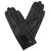 Damen-Autofahrerhandschuhe, schwarz
