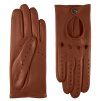 Damen-Autofahrerhandschuhe – Dunkelcognac