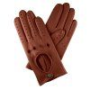 Damen-Autofahrerhandschuhe – Dunkelcognac