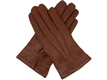 Pánské rukavice s podšívkou vlna koňakové