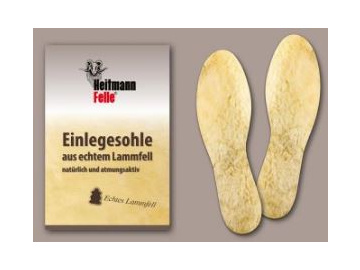 Vložky do bot z jehněčí kožešiny UNISOFT (stélky) 1
