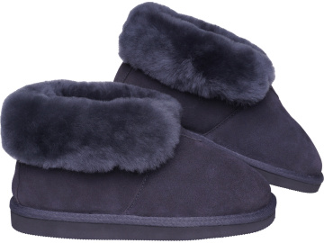 Kožešinové bačkory PRAKTIK+ šedé