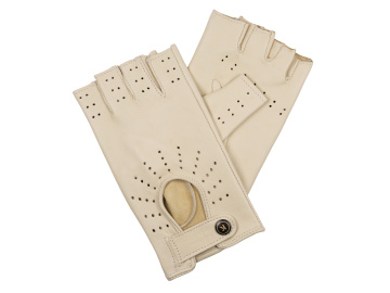 Dámské rukavice bezprsté - bříza