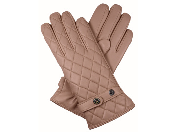 Pánské rukavice s podšívkou vlna - tm taupe