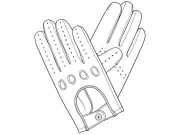 Pánské rukavice řidičské - možnost výběru barvy