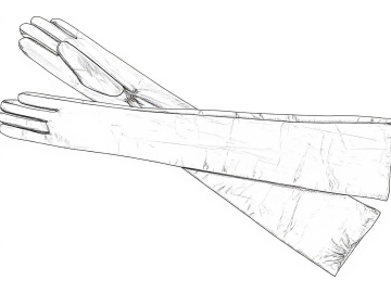 Dámské dlouhé rukavice bezpodšívkové 16C - možnost výběru barev