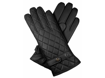 Pánské rukavice s podšívkou vlna - černé