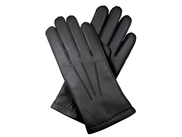 Pánské rukavice s podšívkou vlna - černé