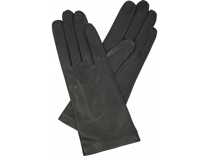 dámské rukavice bezpodšívkové černé hladké