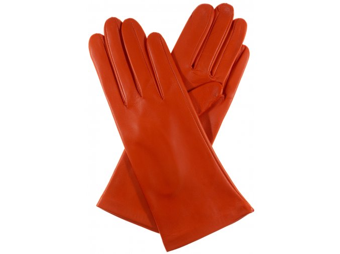 dámské rukavice bezpodšívkové oranžové 87885408