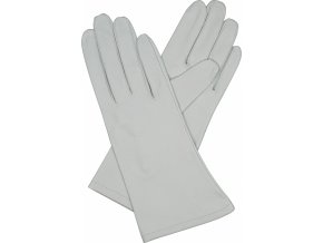 dámské rukavice bezpodšívkové bílé hladké