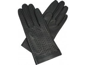dámské rukavice bezpodšívkové černé výsek