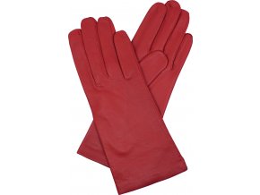 dámské kožené rukavice podšívka UH červená