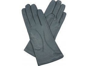 dámské kožené rukavice podšívka UH šedá
