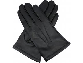 pánské rukavice s podšívkou vlna obyc černé