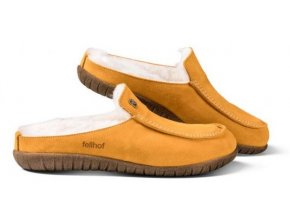 Dámské pantofle MODENA LEDER žlutá