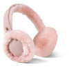 kožešinové klapky na uši růžová