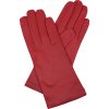 dámské kožené rukavice podšívka UH červená