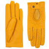 dámské rukavice řidičské tm. žluté