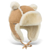 Dětská ušanka PETZI světle hnědá