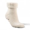 Vlněné ponožky ABS protiskluzové natur