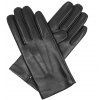 pánské rukavice černé s podšívkou hedvábí 4510-9606-142