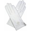 dámské rukavice bílé bezpodšívkové s logem svobodných zednářů