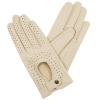 Dámské rukavice řidičské světlé béžové