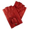 Pánské rukavice bezprsté - červené gucci