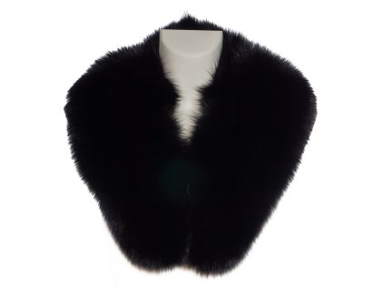 3377 17815 87 obroża z lisa czarna