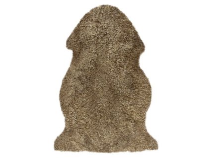 Futro jagnięce KRĘCONE brązowe 860 bs