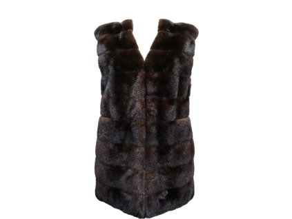 kamizelka z futra norek damska