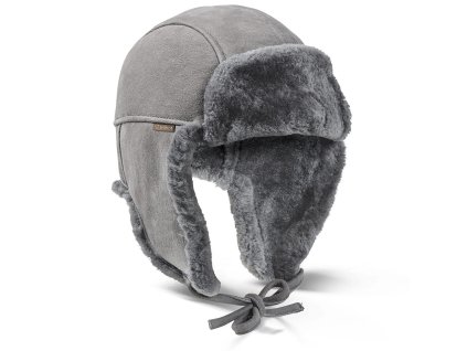 Nauszniki futrzane QUEBEC szare szare
