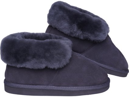 Kapcie futrzane PRAKTIK+ ​​szare