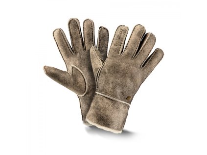 rękawiczki futrzane TREND retro