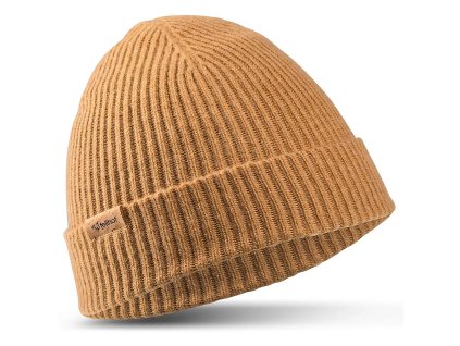 Czapka MERINO Dachstein musztardowa