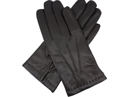 Rękawiczki męskie z podszewką wełnianą, brązowe (Rozmiar 9)