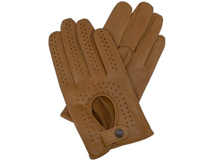 61742437 męskie rękawiczki samochodowe piaskowe