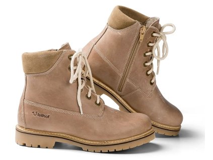 Buty zimowe damskie TIMBA skórzane