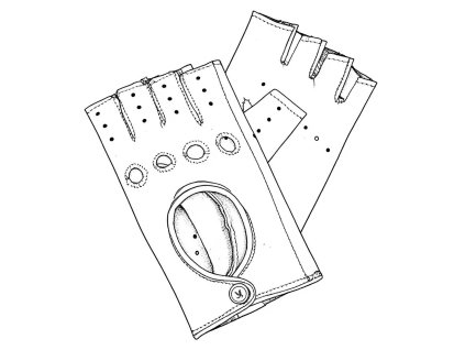 Rękawiczki damskie bez palców - wybór koloru