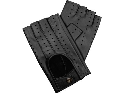 Rękawiczki bez palców damskie - czarne