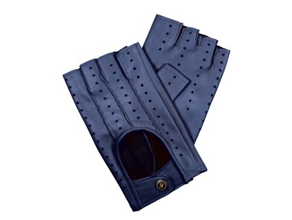 Rękawiczki damskie bez palców - niebieskie II