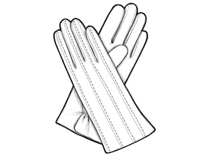 Rękawiczki damskie, podszewka wełniana - wybór koloru