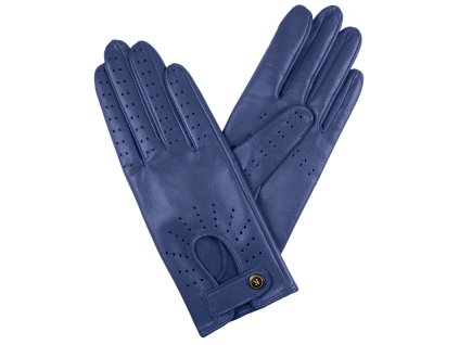 Rękawiczki samochodowe damskie - niebieskie II