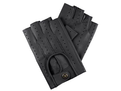 rękawiczki bez palców męskie - czarne