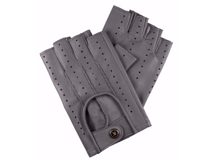 rękawiczki męskie bez palców - jasnoszare