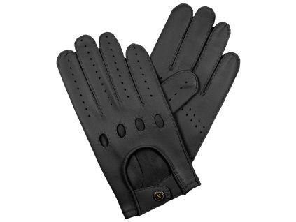 Rękawiczki samochodowe męskie - czarne