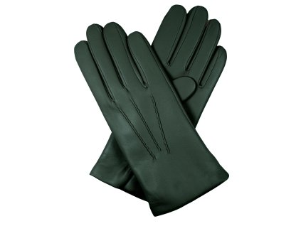 Rękawiczki męskie z podszewką wełnianą, zielone