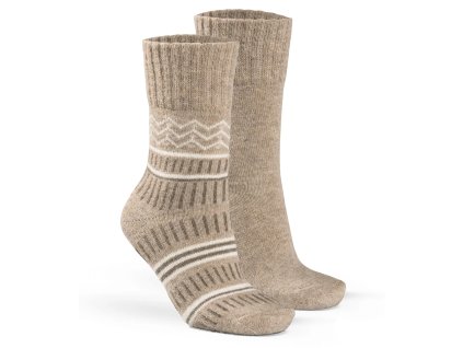 Skarpetki beżowe ALPAKA HYGGE
